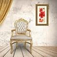 thumbnail image 3 of Tre Sorelle Studios 15x32 Gold Ornate Wood Framed with Double Matting Museum Art Print Titled - Watercolor Red Poppies Panel I, 3 of 4