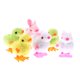 thumbnail image 2 of 6 piezas de adorables pollitos y conejitos de peluche, juguetes de cuerda para niños., 2 of 4