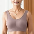 thumbnail image 2 of Sngxgn Women's Full Support High Impact Lightly Lined Underwire Sports Bra(Brown,XXL), 2 of 4