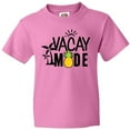 thumbnail image 3 of Inktastic Vacay Mode with Palm Trees Sun and Pineapple Youth T-Shirt, 3 of 5