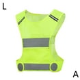 thumbnail image 7 of Green Xl Sports Reflective Clothing Night Running Cycling Breathable Reflective Vest Reflective Vest, 7 of 7