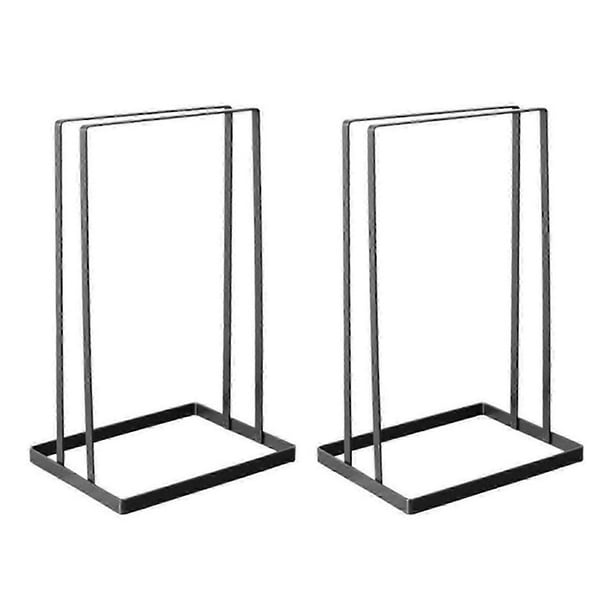 Double Hanger Storage Organizer and Stacker Rack for Laundry Closet, Space Saving Caddy Stand for Adults or Kids Clothes