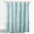 thumbnail image 3 of Lush Decor Keila Shower Shower Curtain White Single 72x72, 3 of 11