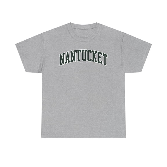Nantucket Shirt Gifts Tshirt Crew Neck Short Sleeve