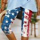 thumbnail image 4 of Pantalones de Yoga de Mujer Capris Impreso Casual Elástico, Pantalones de Yoga de Mujer de Cintura Alta para Todo el Uso de Temporada, 4 of 7