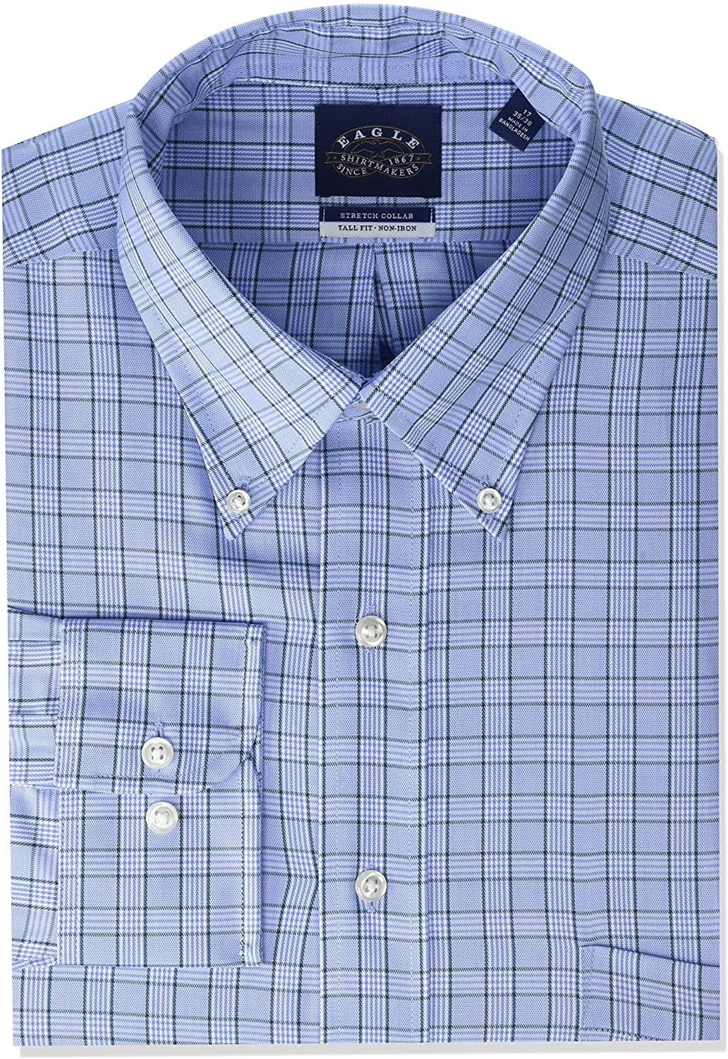 Eagle Mens TALL FIT Dress Shirts Non 