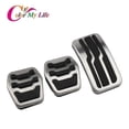 thumbnail image 3 of Stainless Steel Car Pedal Pads Pedals Cover For Ford Focus 2 3 4 Mk2 Mk3 Mk4 Rs St 2005-kuga Escape 2009-2021, 3 of 4
