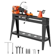 BENTISM 13.78'' x 37.8'' 1HP 750W Wood Lathe with Stand, 110V/60 Hz Woodworking Lathe