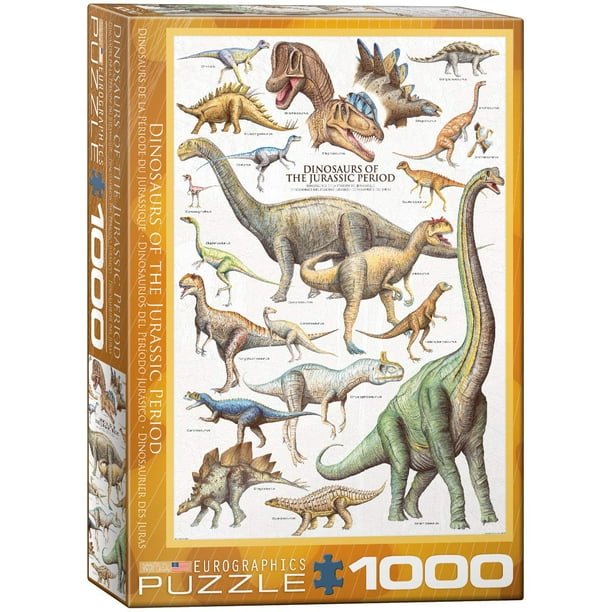 Puzzle EuroGraphics Dinosaurs Jurassic 1000 piezas
