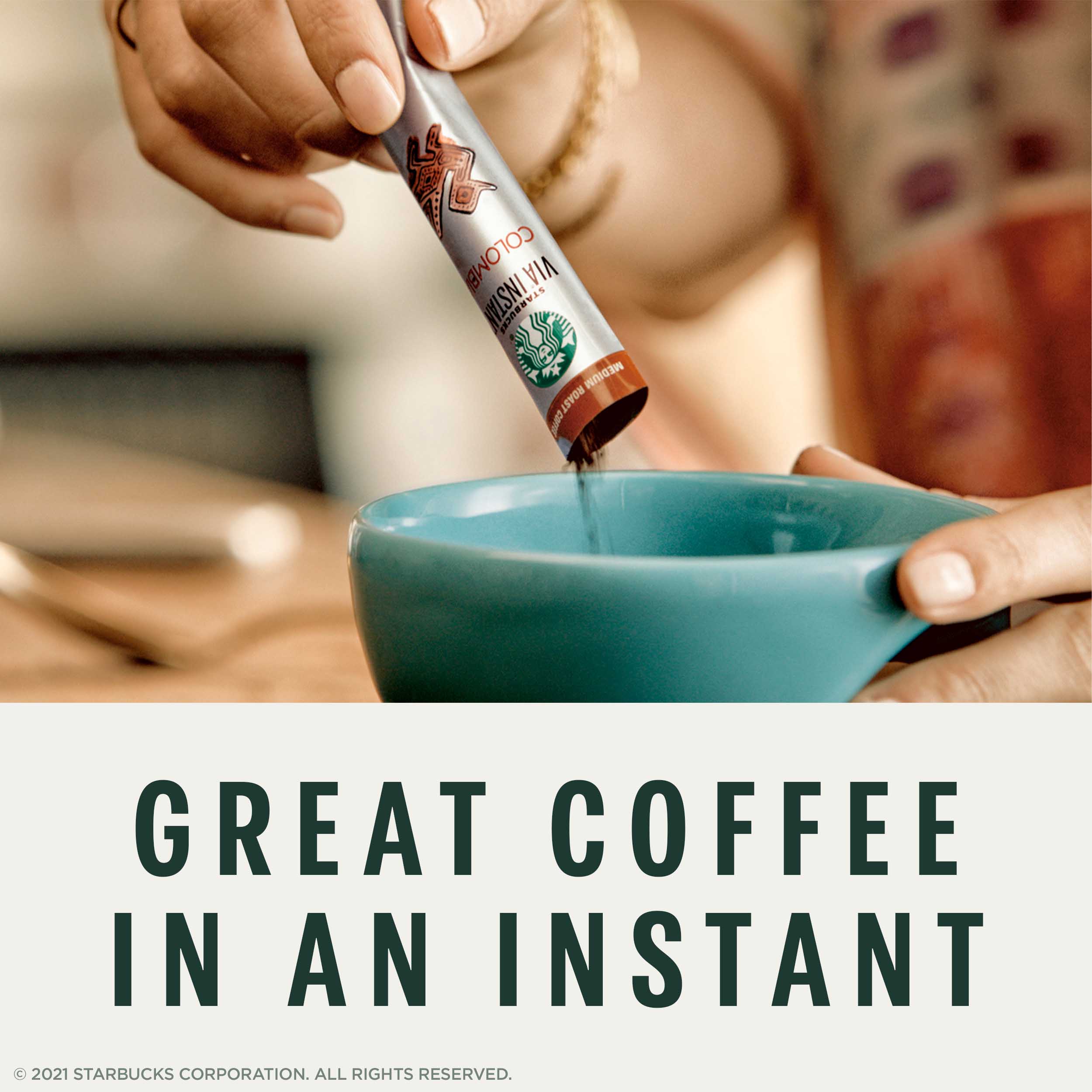 Starbucks Via Italian Roast, Dark Roast Instant Coffee Packets, 8 Count - image 4 of 7