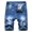 Blue20, variant on SOOMLON 2023 Men's Casual Denim Shorts Distressed Jean Shorts Summer Casual Straight Denim Shorts Comfy Shorts Summer Fitness Bodybuilding Sports Shorts Black M