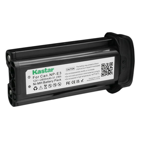 Kastar Battery 1-Pack Replacement for Canon NP-E3 Battery, Canon EOS 1D, EOS 1D Mark II, EOS 1D Mark II N, EOS 1Ds, EOS 1Ds Mark II Cameras