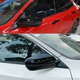 thumbnail image 7 of Rearview Mirror Cover for 10Th Gen 2016-2021 Side Door Trim Car Exterior Accessories, Black, 7 of 7
