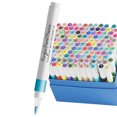 thumbnail image 2 of 120 Colors Acrylic Paint Markers, Waterproof Nail Art Pens, Quick-Drying & Opaque, Precision Tip for DIY Nail Painting, Beginners & Professionals, 12ml Each, 120Pcs, Style J, 2 of 4