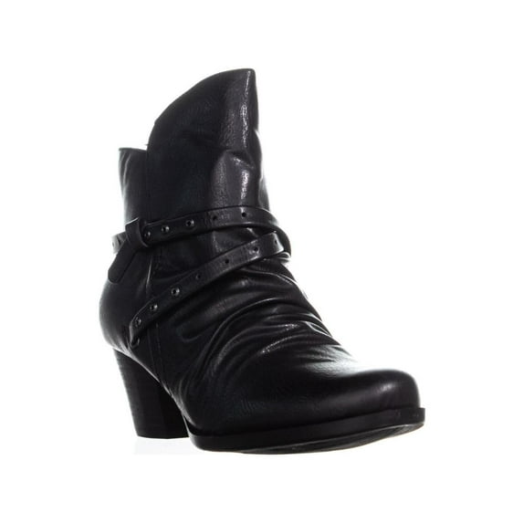 Womens BareTraps Roma Zip Up Ankle Boots, Black