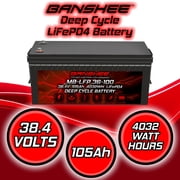 Banshee Lithium 36v 105ah Deep Cycle Lifepo4 Single Battery and Charger