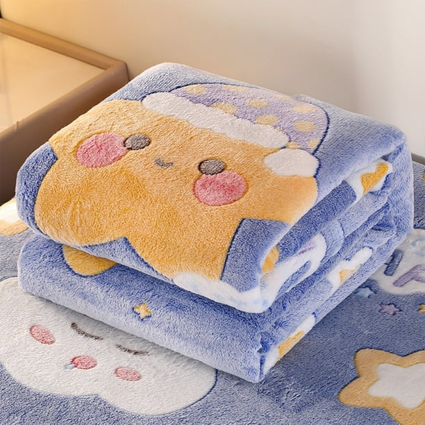 Manta de poliéster, regalo de cumpleaños para mujer, manta de terciopelo de leche espesa de invierno, manta de franela de coral, sábana para dormitorio de estudiantes, manta infantil con forro polar,