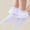 White, variant on Soft Cotton Ruffled Lace Ankle Socks for Women Girls Unisex Beige Cable Knit Vintage Cottagecore Socks,Size XL