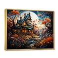 thumbnail image 2 of Designart Farm framed wall Art, Enchanted Farmhouse , Farm Large framed wall art decor, Multi-Color Country Gold framed wall art, 32x16 inches Gold Frame, 2 of 5