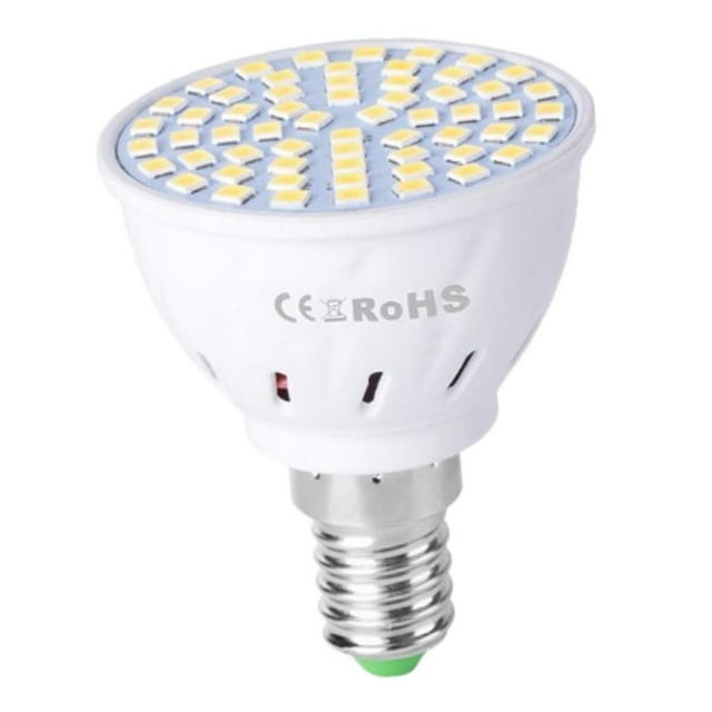 Bombillas LED para cultivo de plantas de espectro completo, excelente disipación del calor, ahorro de energía. E14_80Pcs Led