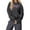 Dark Gray, variant on Women's Fashion Lightweight Long Sleeve Pullover with Pockets Preppy Graphic Hoodie with Bow Print for Comfortable Fit,Gray,2XL