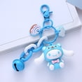 thumbnail image 1 of LLavero de campana de Anime Sanrio, Hello Kitty, Melody, Cinnamoroll, Kulomi, llavero de dibujos animados, muñeca linda, bolsa de coche, accesorios, juguete para niñas, regalo YAOSANBAO BAO unisex, 1 of 2