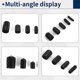 thumbnail image 4 of 160Pcs Assorted Size Rubber End Caps, Flexible Screw Thread Protector Caps Round Vinyl Bolt Screw Co, 4 of 5