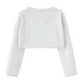 thumbnail image 4 of KyCheLot Girls Long Sleeve Shrugs Thin Knit Sweater Cardigan for Dress 0-10 Years, 4 of 7