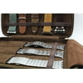 thumbnail image 2 of Leather Watch Strap Storage Case - Fits 8 Bands Including Metal Bands Compatible with Apple Watch, Samsung, Android Wear Smartwatch Bracelets - Unisex, 2 of 6