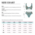 thumbnail image 6 of Wukai Cute Conch Women's Bikini Set Two Piece,wimsuit High Waisted V Neck Twist Front Adjustable Spaghetti Straps Bathing Suit-Large, 6 of 7