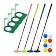 thumbnail image 1 of Colaxi Retractable Golf Putter Two Ways Golf Putter Aluminum Alloy Right Left Handed Adjustable Golf Club for Travel Lawn Background without Golf Tee, 1 of 8