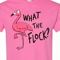 thumbnail image 4 of Inktastic What the Flock? Funny Flamingo T-Shirt, 4 of 5