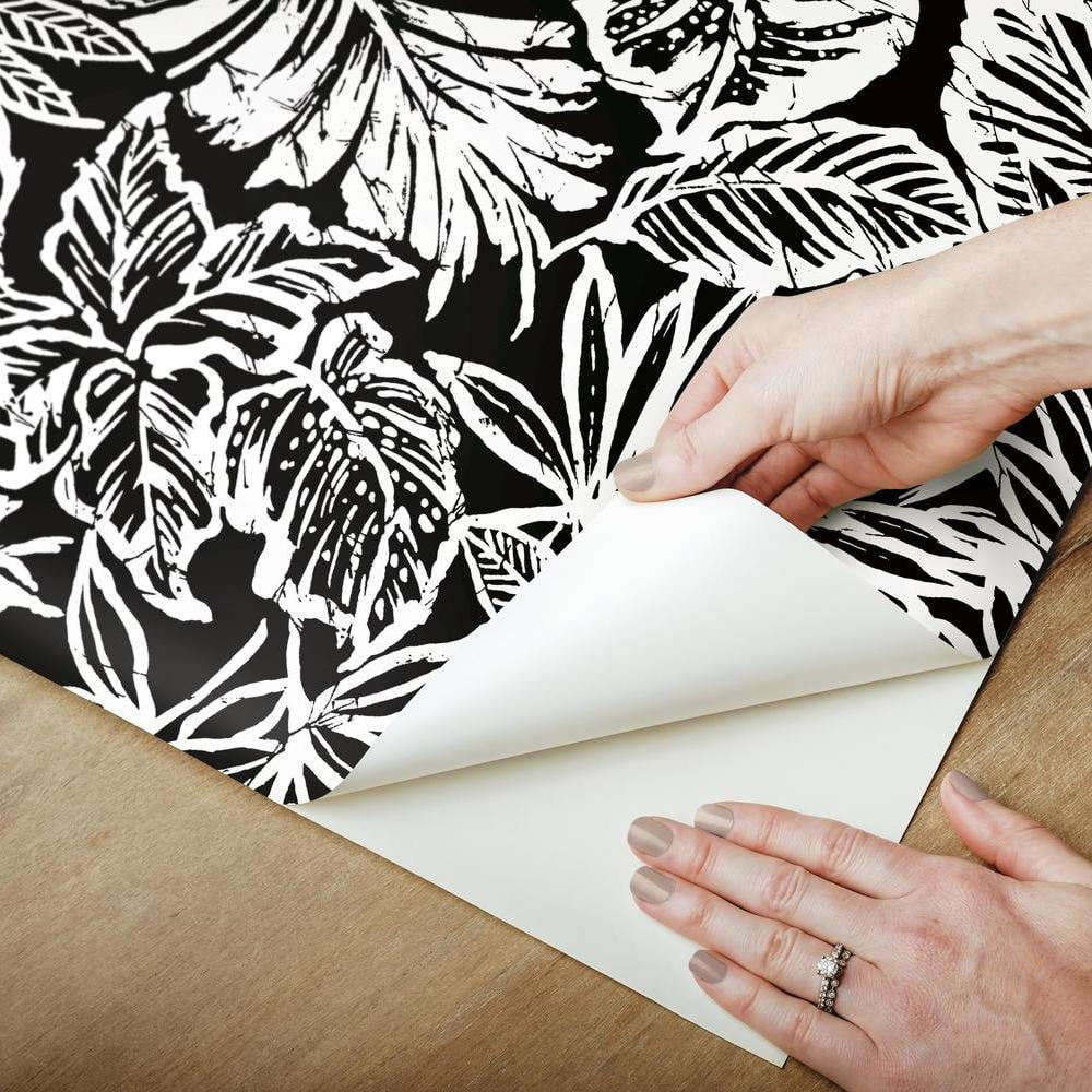 Tropical Leaf Peel and Stick Wallpaper