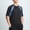 #350-Black, variant on Mens Short Sleeve Running Shirt Solid Color Color Block Reflective Quick Dry Stretchy Breathable Round Neck for Outdoor Gym Fitness Gift