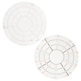 thumbnail image 2 of Shisuyan 2pcs Ceramic Circle Divider Pottery Trimming Spinner Tools Rotary Disc Pottery Wheel Trimmer Tool For Potters And Clay Artists, 2 of 8