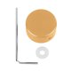 thumbnail image 1 of Pedal Footswitch Topper Aluminum Electric Guitar Spike Protection Effect Pedal Foot Nail Cap Gold, 1 of 4