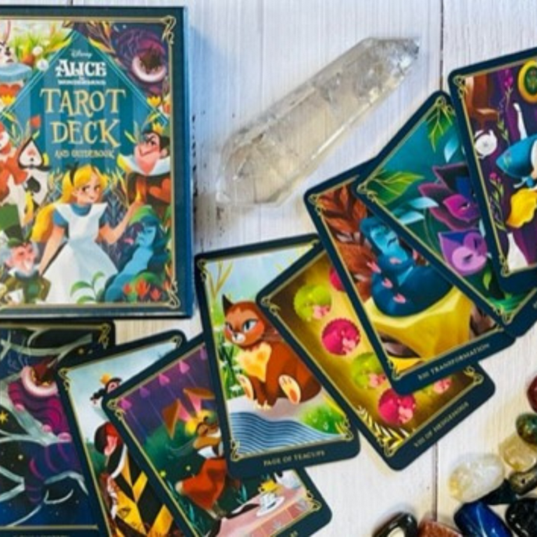 Alice in Wonderland Tarot Deck and Guidebook (Disney) Cards