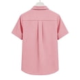 thumbnail image 4 of BUIGTTKLOP Button down Shirts for Women Short Sleeve Shirts Collared V Neck Summer Beach Tops 2026, 4 of 5