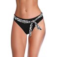thumbnail image 1 of Trajes de Baño Estampados con Cintura Inferior de Bikini para Mujer Azul Profundo - impresi贸n M Azul Profundo - impresi贸n M Xishao ropa, 1 of 2