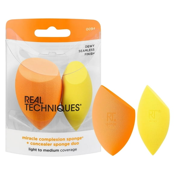 Esponjas para mezclar maquillaje Real Techniques, 2 unidades