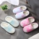 thumbnail image 2 of Zapatillas de interior de piel de conejo para mujer, de suela suave y silenciosa, con calefacción por suelo radiante, de madera, de algodón, estilo japonés, 2 of 6