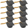 thumbnail image 2 of 10pcs mini gorro de graduación cubo de topes de graduación sombrero de tope de cubo de cubo, 2 of 5