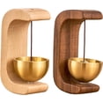 thumbnail image 1 of Shopkeepers Bell for Door Opening, Magnetic Shopkeepers Bell Cute Door Chime Simple Design Easy to Use Bell for Door Opening Widely Used for Cafe Front Door Pet Door Store Refrigerator (A+B), 1 of 8