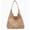 beige, variant on Leather Hobo bags for women suede purse slouchy tote bag brown leather purse suede hobo shoulder bag