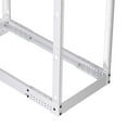 thumbnail image 2 of NavePoint 25U 4 Post Rack Open Frame Server Rack for 19 Inch Equipment, AV, Networking, Data & IT Devices, 4-post Rack 25U 1322lbs Weight Capacity, White, 2 of 4