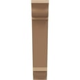 thumbnail image 2 of Ekena Millwork 5 1/2"W x 20"D x 28"H Traditional Traditional Rough Cedar Woodgrain TimberThane Bracket, Primed Tan, 2 of 6
