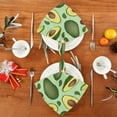 thumbnail image 7 of Coolnut Avocado Cloth Napkins Set of 1, Reusable Washable Polyester Dinner Table Napkins for Family, Weddings, Parties, Home Decor, 20 x 20 Inch Washcloth Gift, 7 of 7