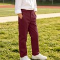 thumbnail image 6 of Nskgu Boys Casual Pants Elastic Waist Straight Leg Pull On Dressy with Side Pockets for Big Kids, 6 of 6
