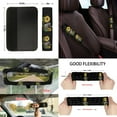 thumbnail image 3 of Jeiento Elephant Auto Seat Covers Full Set of 13 with Car Steering Wheel Cover Seatbelt Shoulder Pad Sunflower Trash Bin Rearview Mirror Cover Coasters Keychain Lipstick Holder Car Accessory Decor, 3 of 5