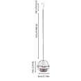 thumbnail image 3 of BotaniNest Spherical Wrought Chandelier Courtyard Light Giving Inspiration To Home Creating A Warm Anytime Anywhere. The Ideal Choice Is In Your Hands!, 3 of 6